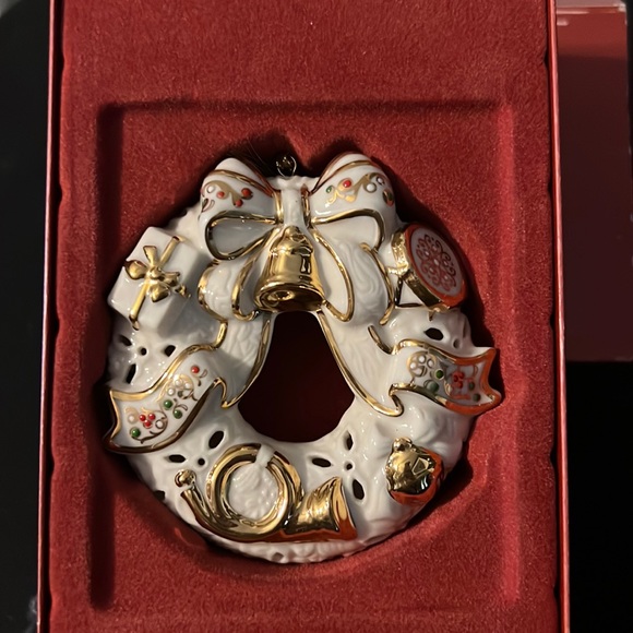 Lenox Holiday Lenox Bejeweled Wreath Ornament Poshmark